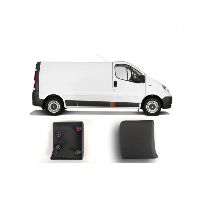 Renault Trafic új utángyártott díszléc jobb első ajtó mögötti, rövid 2001-2014-ig Gyors kiszállítás